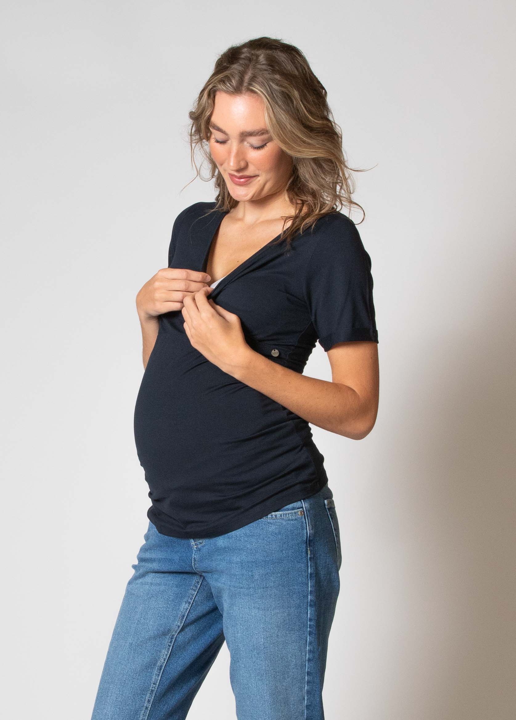 love2wait-sophia-b999113-006-still-shirt-kurzarm-ecovero-navy image 3