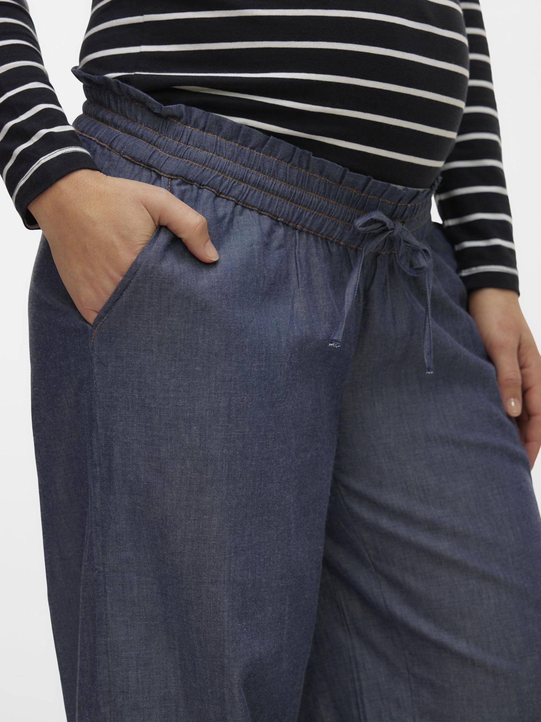 mamalicious-umstands-hose-mit-weitem-beinschnitt-elastischer-taille image 5