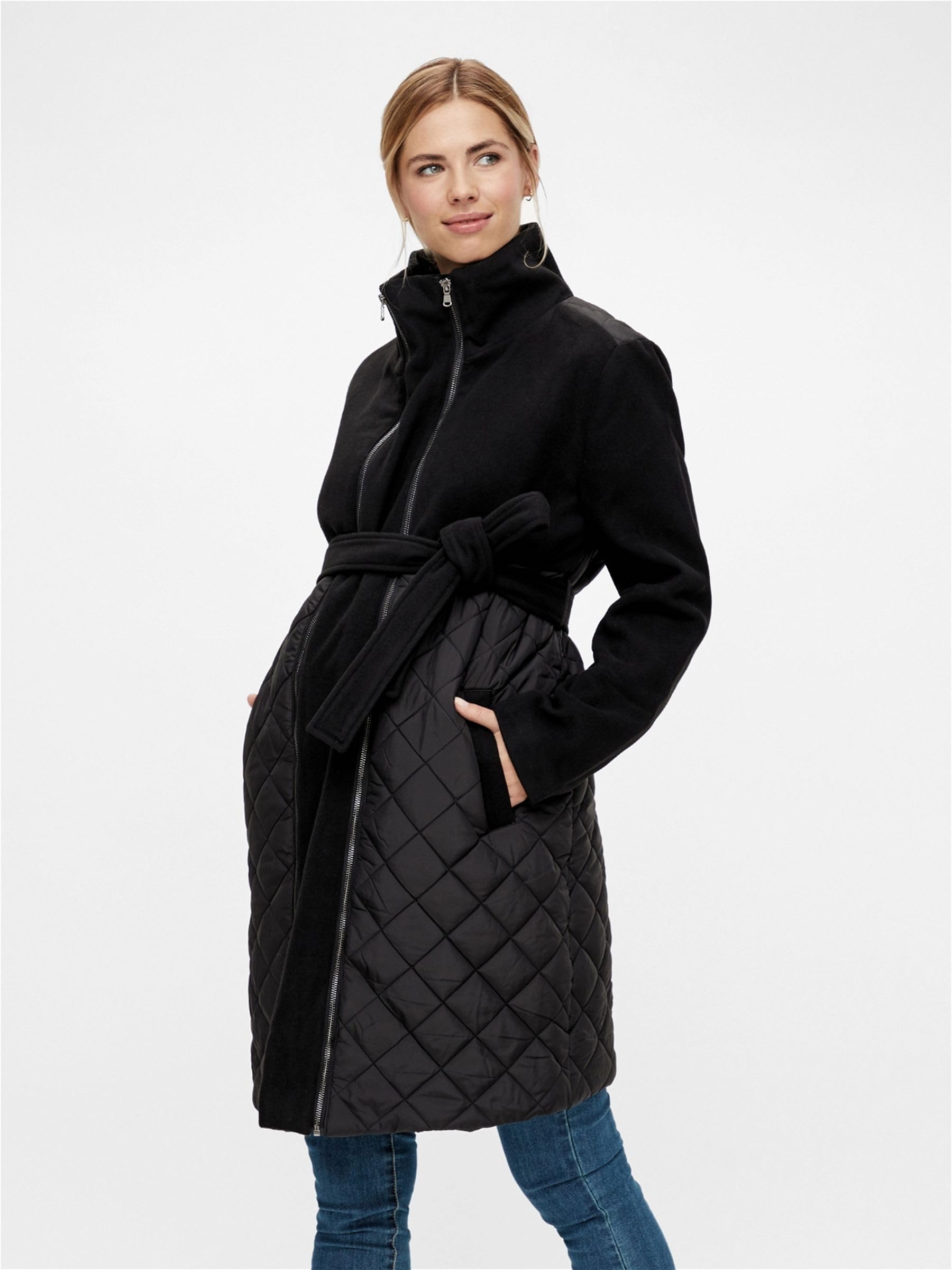 mamalicious-damen-bergangsjacke-giggi-tikka-schwarze-umstandsjacke-gr-e-s image 4