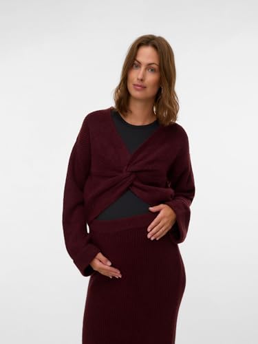 mamalicious-mlpilar-umstands-strickpullover-mit-knoten-detail-und-v-ausschnitt image 8