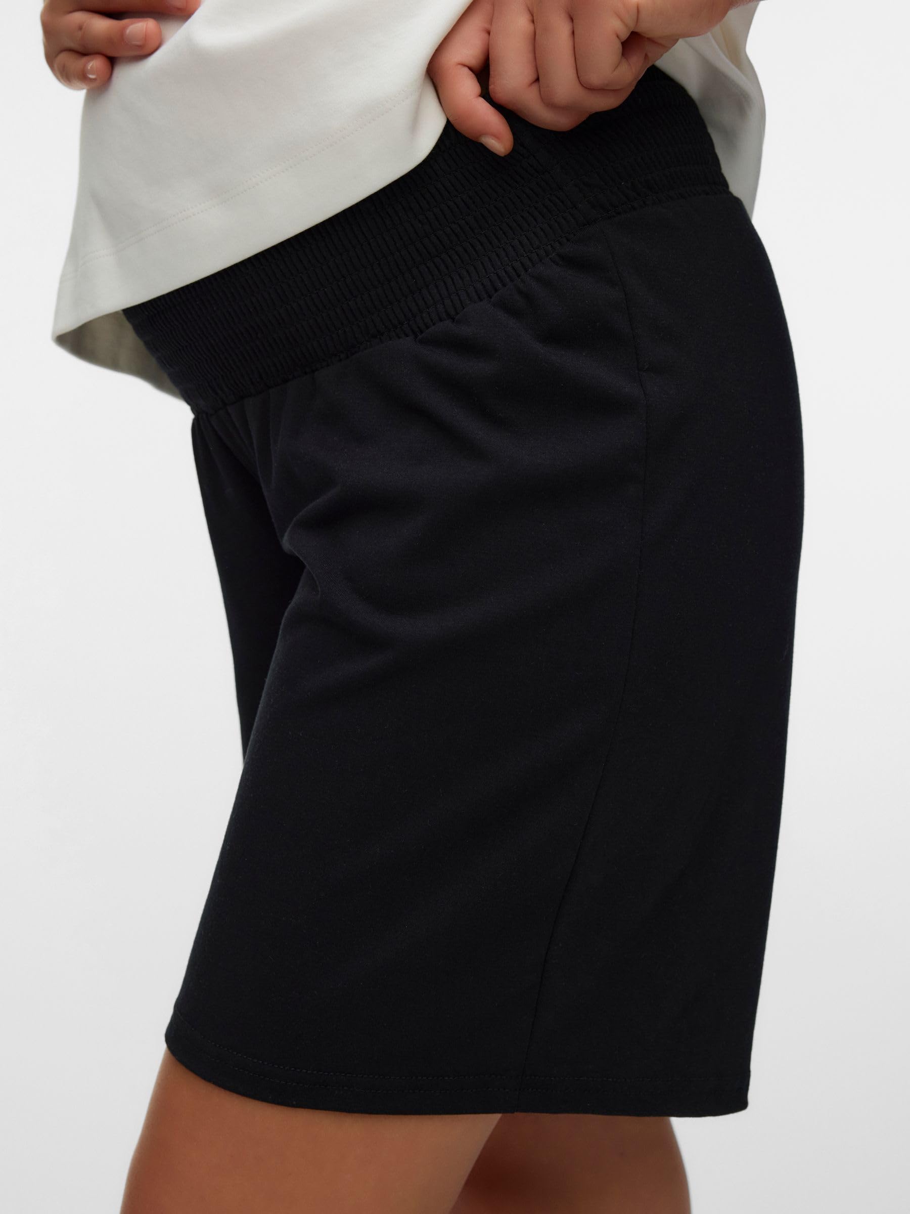 mamalicious-mlmila-umstands-shorts-normal-geschnittene-kurze-hose-mit-hoher-tail image 5