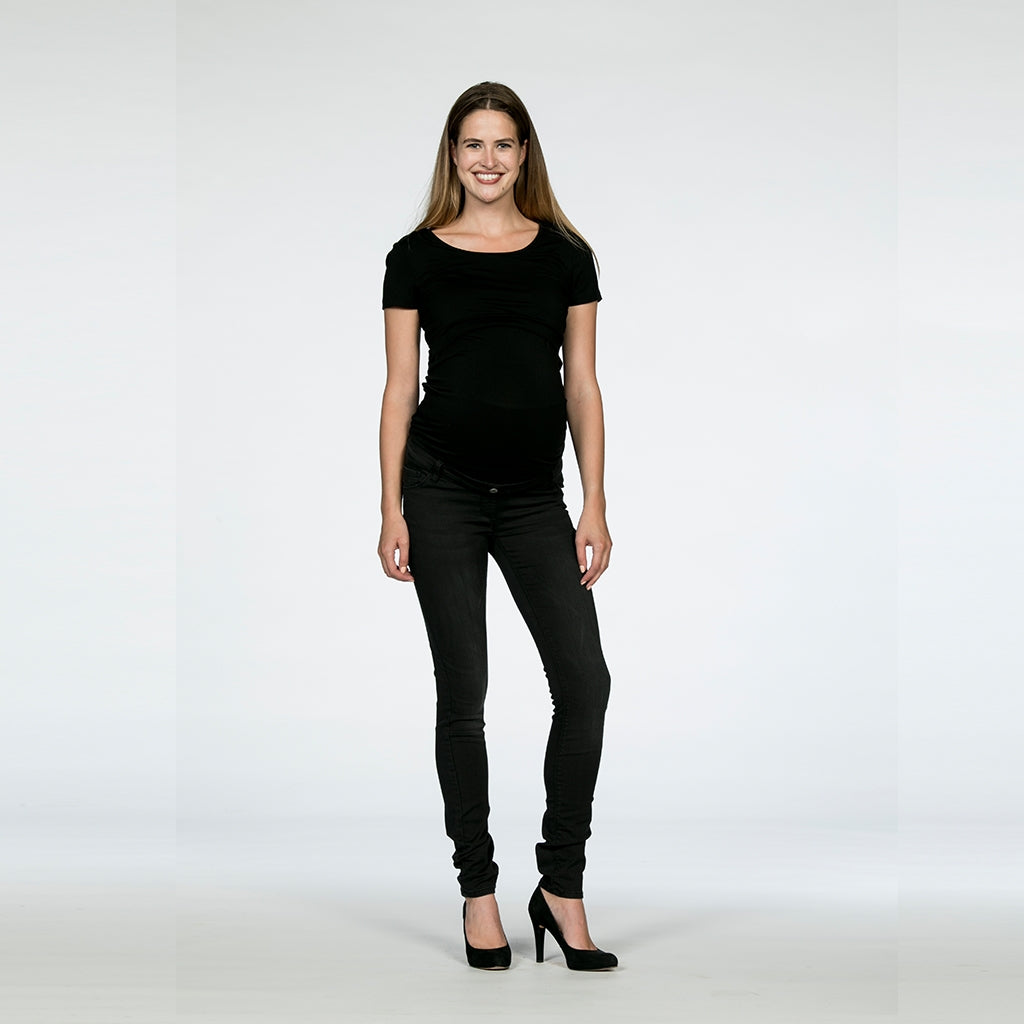 love2wait-jeans-sophia-34-skinny-fit-charcoal-umstandsjeans-in-skinny-fit image 1