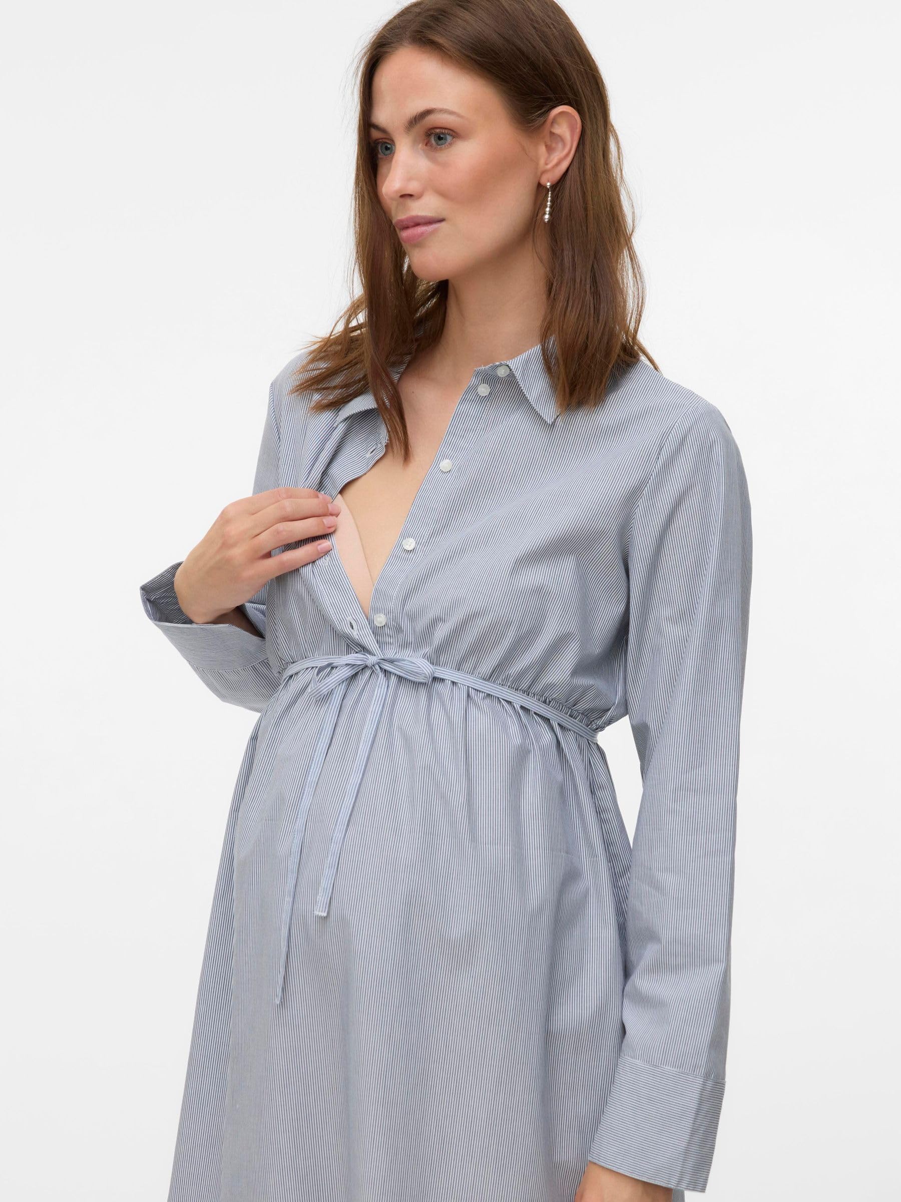 mamalicious-mlsalma-hemdblusenkleid-2-in-1-stillfunktion-kurz-g-rtel image 6