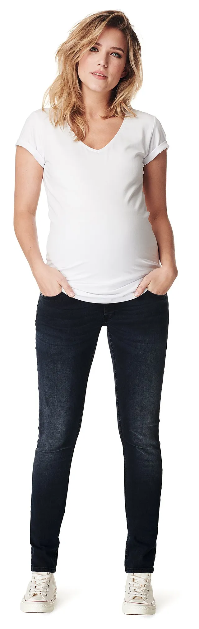 noppies-damen-otb-slim-mila-midnight-blue-umstandsjeans image 1