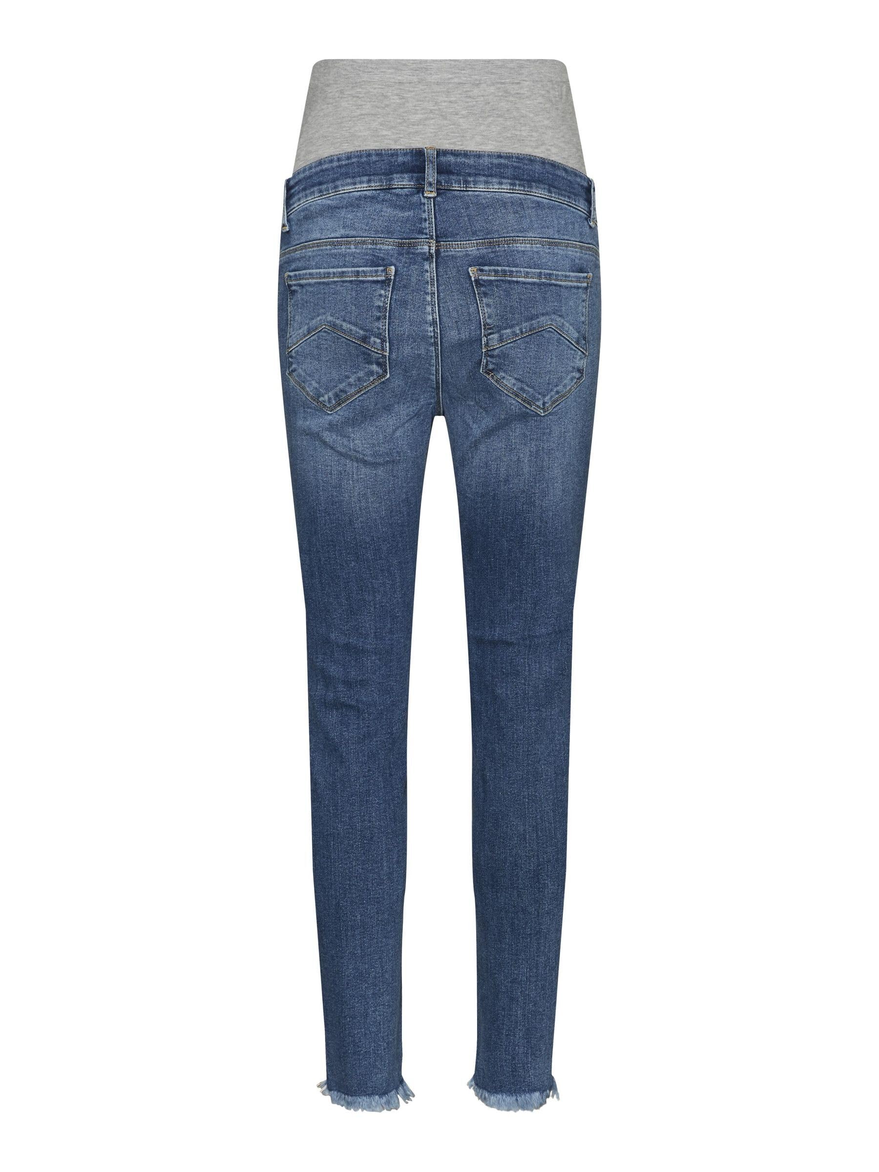mamalicious-mlmila-damen-slim-fit-umstandsjeans-mit-berbauchbund image 7