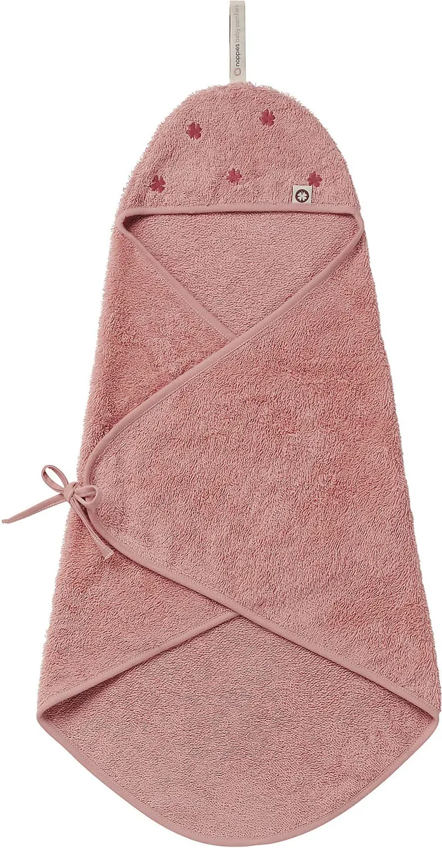 noppies-unisex-frottee-neugeborenen-wickeltuch-clover-bio-baumwolle-kapuze-mit-v image 1