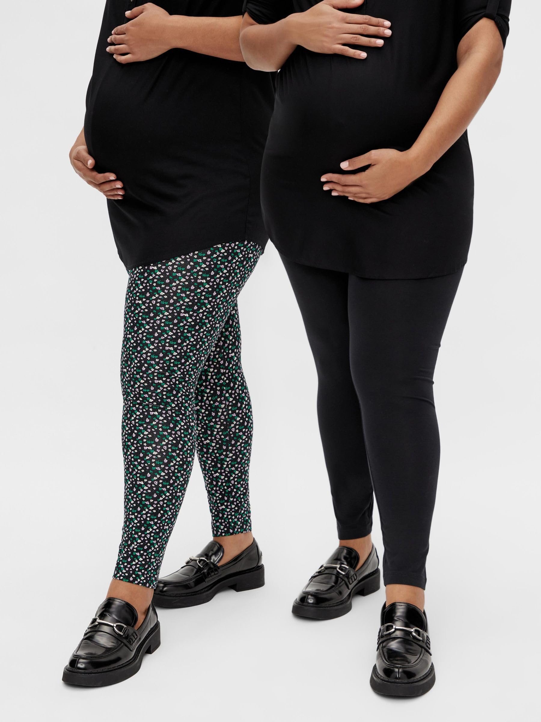 mamalicious-umstandsleggings-mlamy-2er-pack-curve-bequeme-leggings-f-r-schwanger image 2