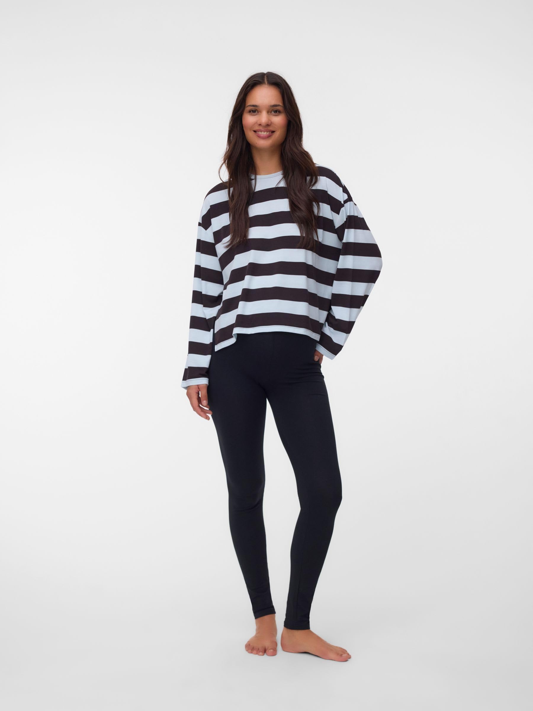 mamalicious-damen-umstandsleggings-slim-fit-2er-pack-hohe-taille-bio-baumwolle-s image 5