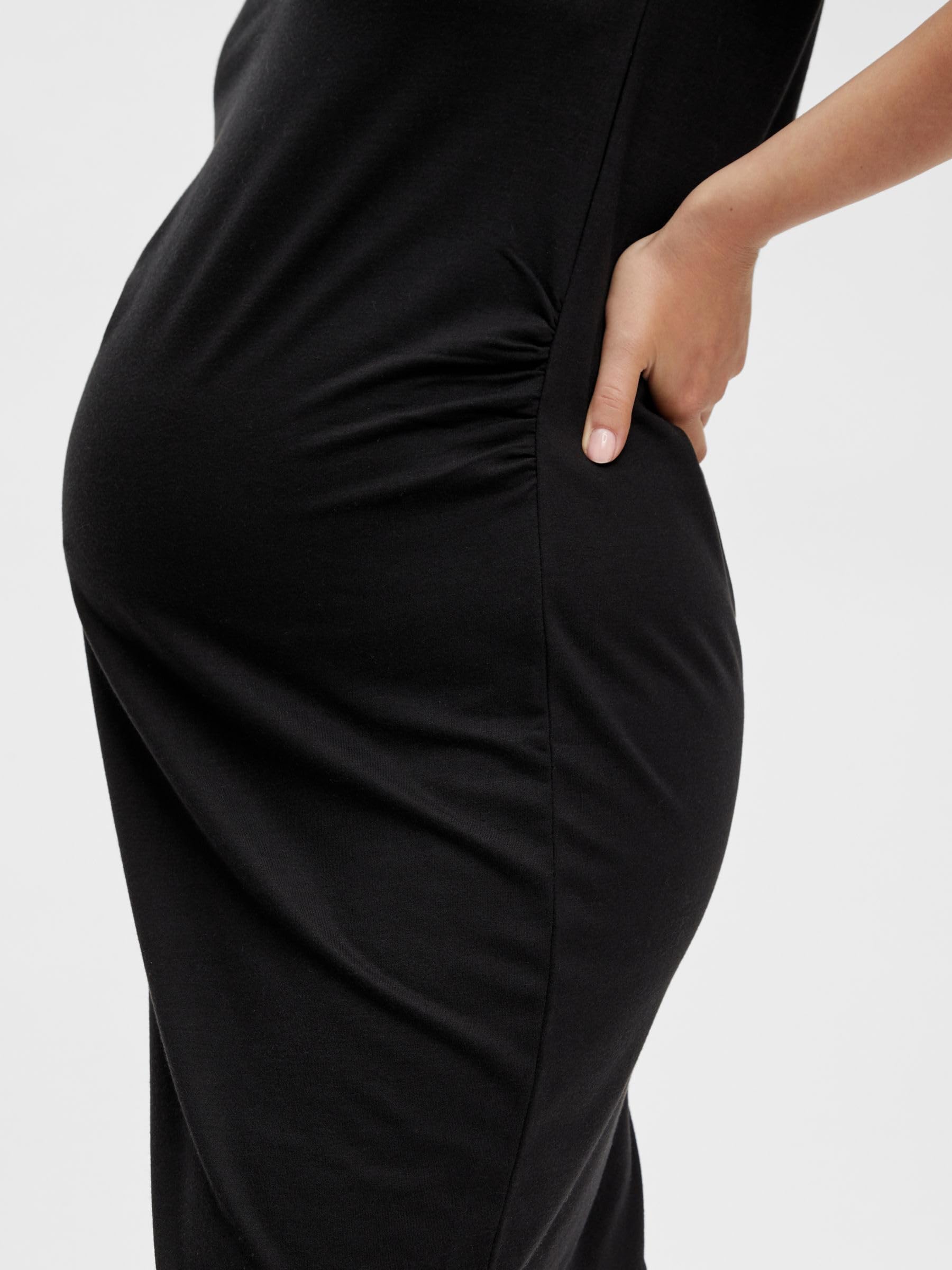 mamalicious-umstandskleid-mljade-s-l-sweat-dress-kurz-rundhals-bindeg-rtel image 6