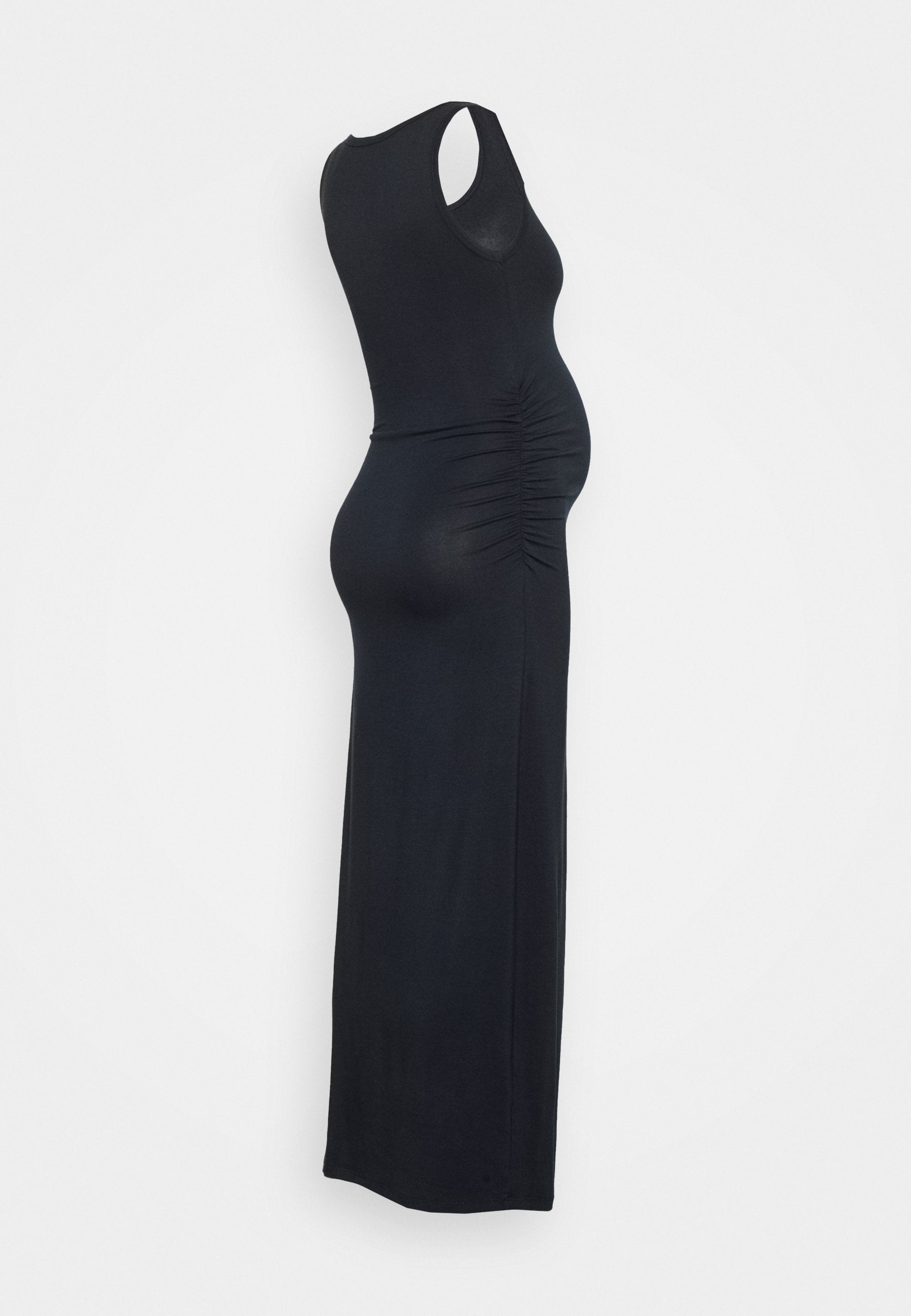 love2wait-long-dress-ecovero-in-navy-nachhaltiges-langes-umstandskleid image 3