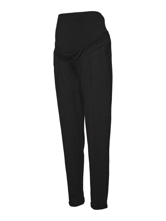 mamalicious-mlmila-umstands-hose-mit-hoher-taille-und-bauchband-normal-geschnitt-2 image 1