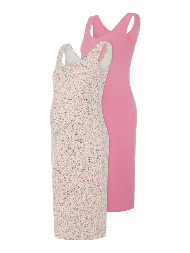 mamalicious-damen-umstandskleid-mlmacy-im-2er-pack-bequeme-stillkleider-2-st-ck image 1