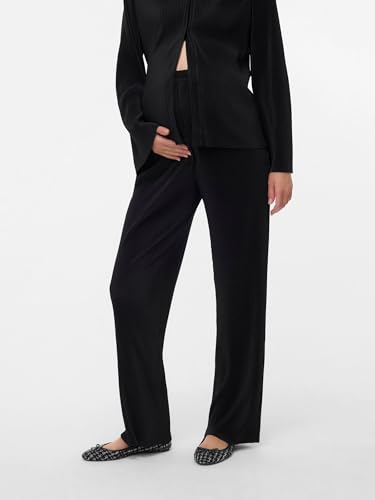 mamalicious-umstandshose-gerade-geschnitten-elastischer-taillenbund-bauchband image 7