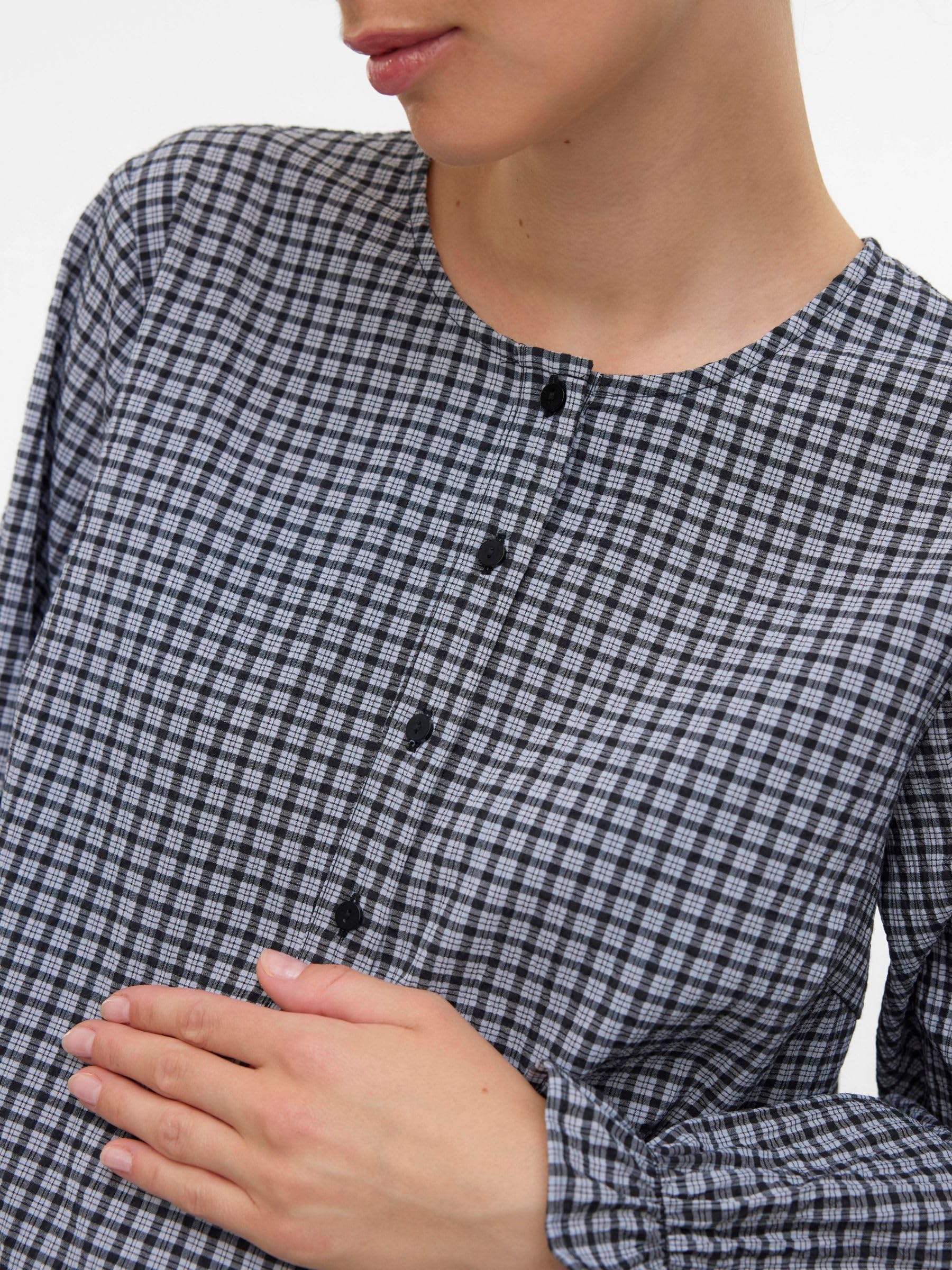 mamalicious-umstandsbluse-mit-rundhals-ballon-rmeln-und-rmelb-ndchen-mit-r-schen-2 image 6