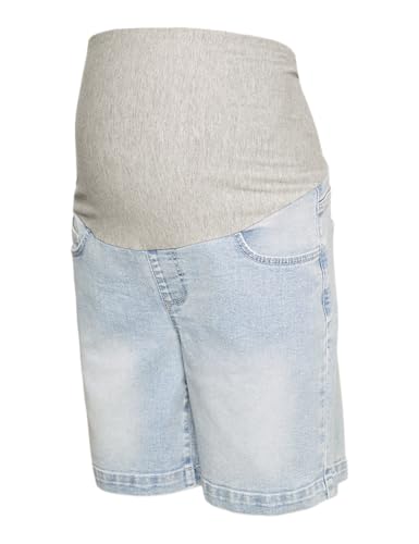 mamalicious-ml-oslo-slim-denim-shorts-eng-anliegende-jeansshorts-f-r-damen image 4