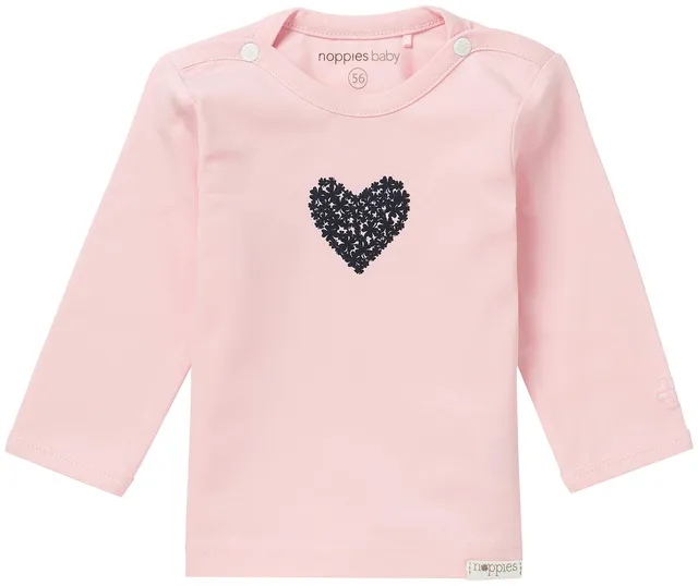 noppies-baby-m-dchen-langarmshirt-natick-shirt-mit-herz-und-druckkn-pfen-aus-wei image 1
