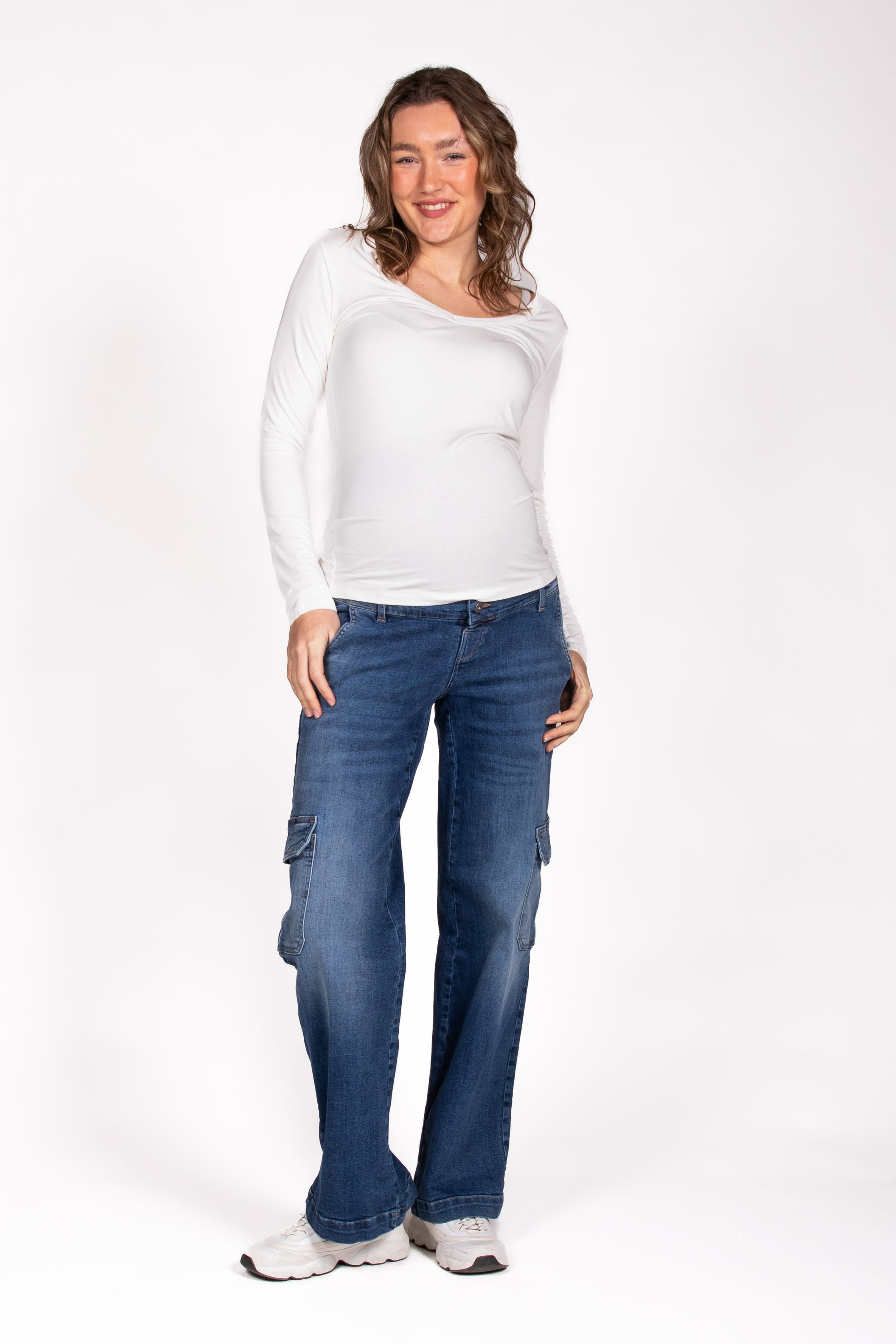 love2wait-shirt-v-neck-l-sl-ecovero-off-white-nachhaltiges-langarmshirt image 1