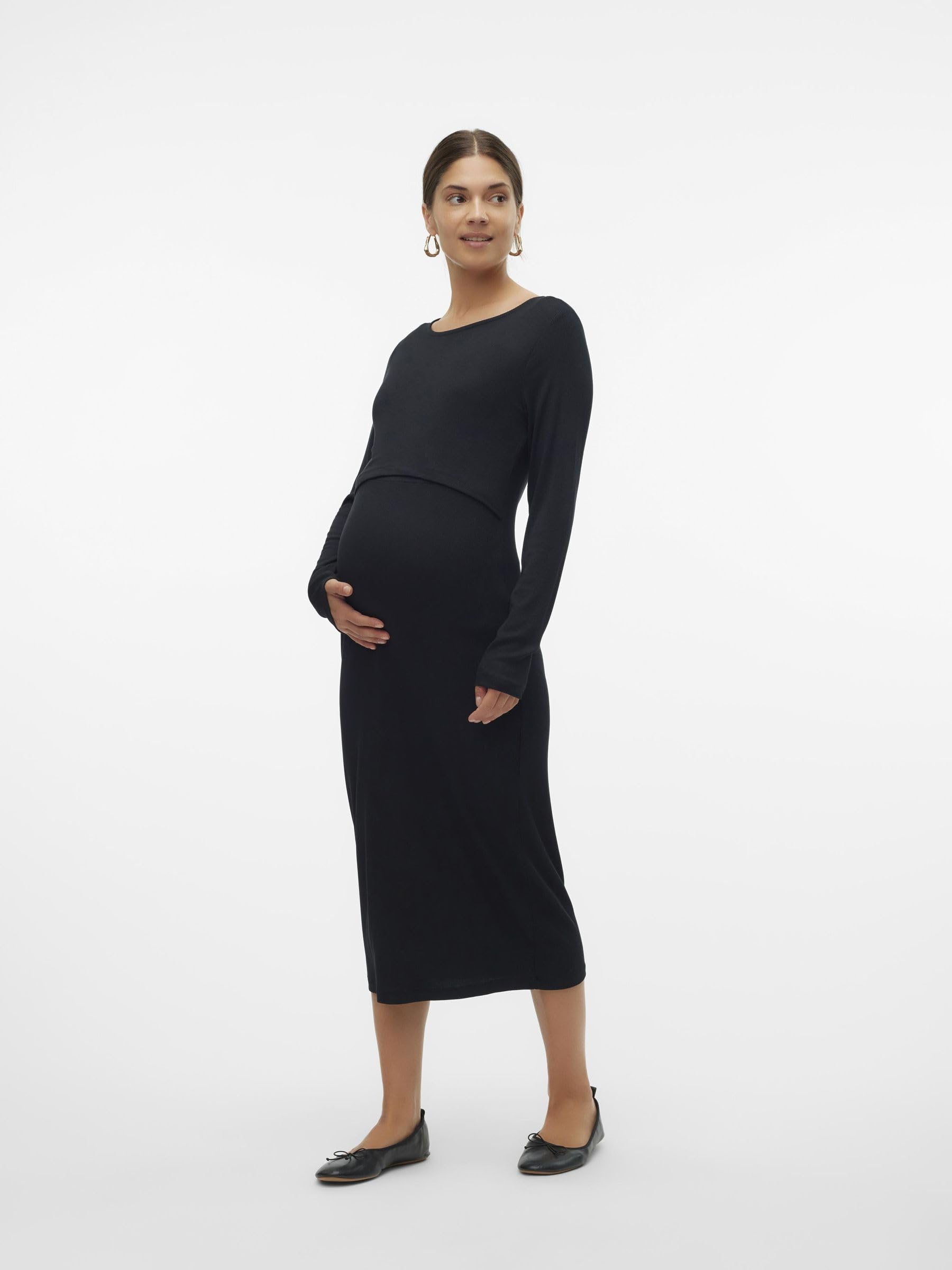 mamalicious-mlbrynna-umstandskleid-kn-chellang-stil-komfort image 4