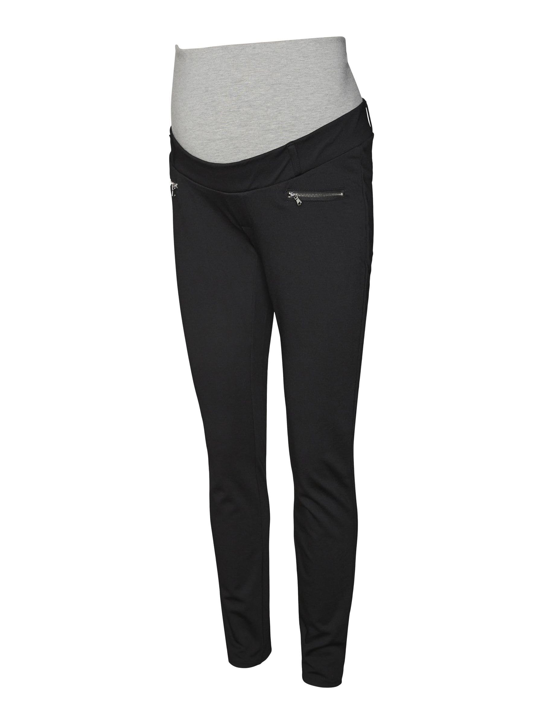 mamalicious-mlalba-umstandshose-mit-rei-verschlusstaschen-rippenstrick-schwarz-g image 1