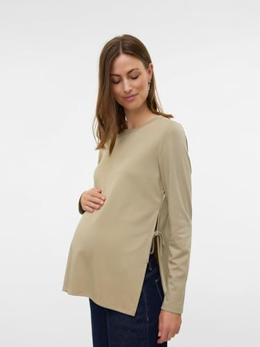 mamalicious-mlpilar-still-bluse-mit-rundhals-und-langarm-normal-geschnitten image 8