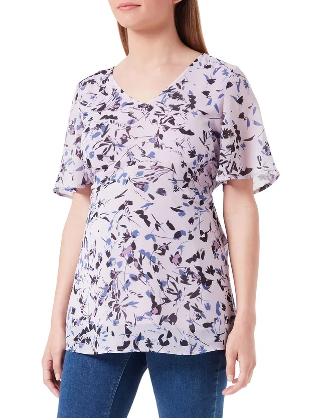 noppies-damen-umstandsbluse-kula-bluse-kurzarm-allover-print image 1