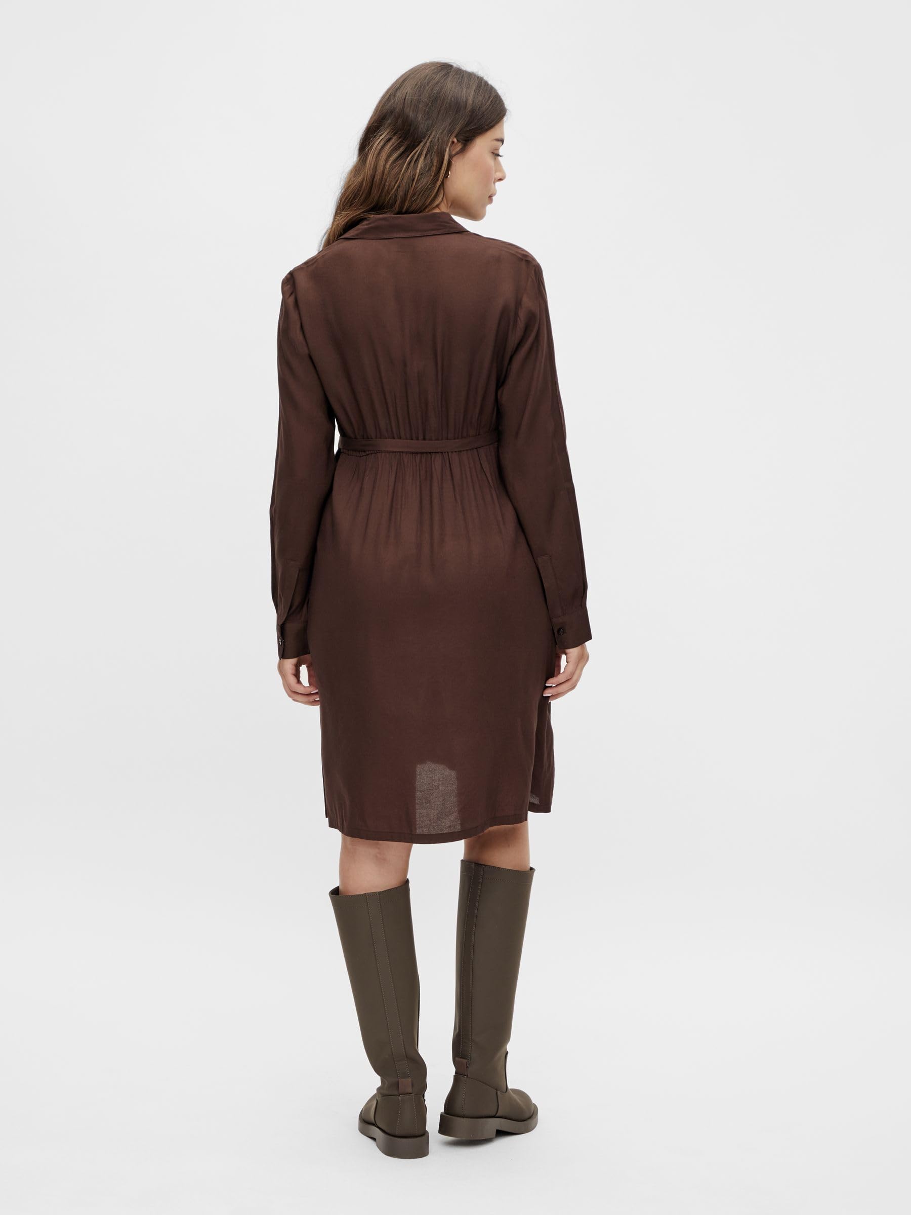 mamalicious-blusenkleid-ercur-umstandsblusenkleid-in-dunkelbraun-gr-e-m image 4