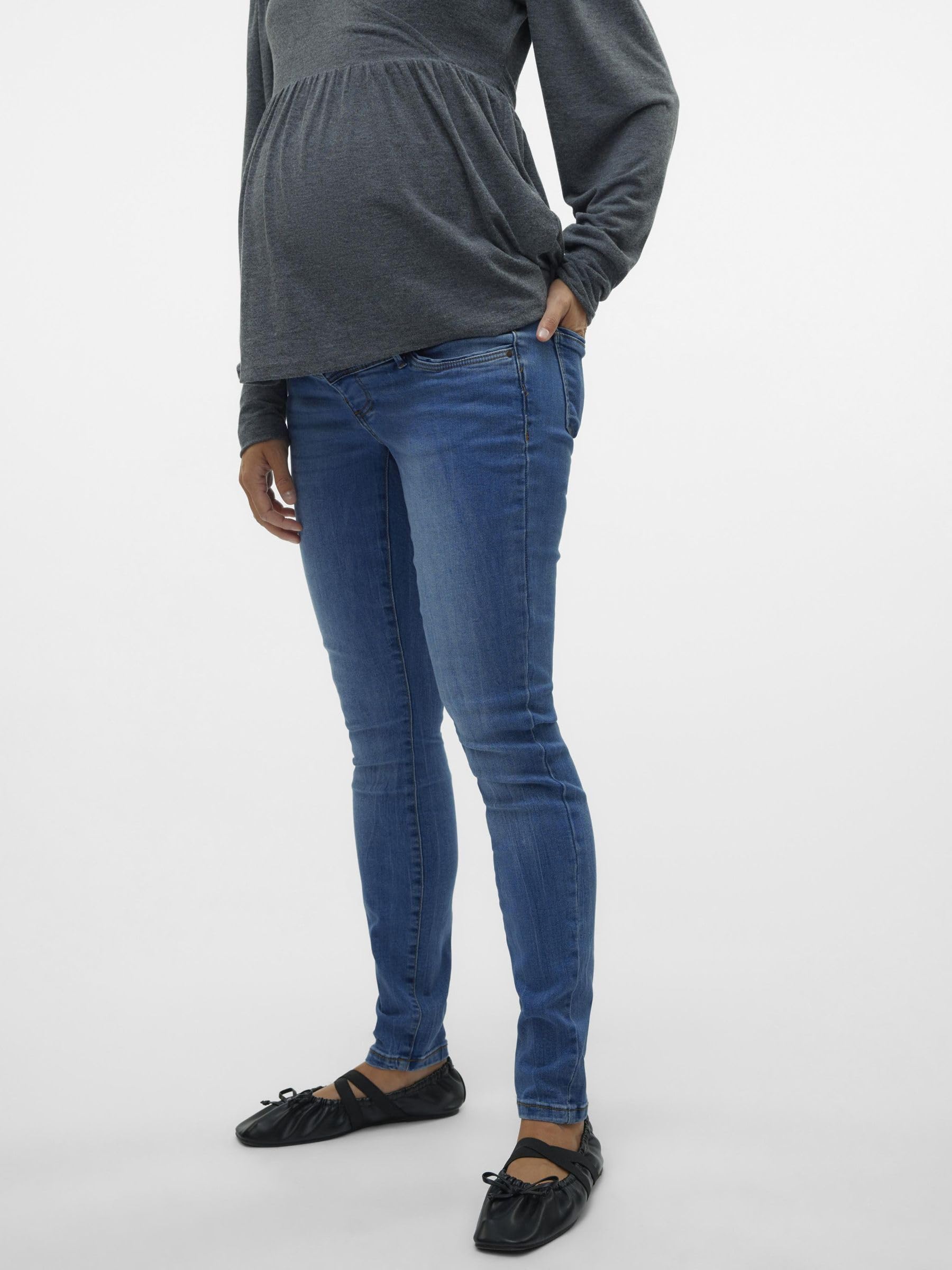 mamalicious-umstandsjeans-mlmila-slim-medium-blue-nachhaltig-stylisch image 4