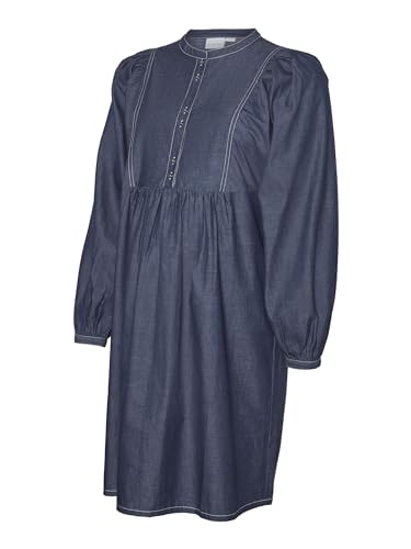 mamalicious-umstands-kleid-mit-ballon-rmeln-und-knopfleiste image 2