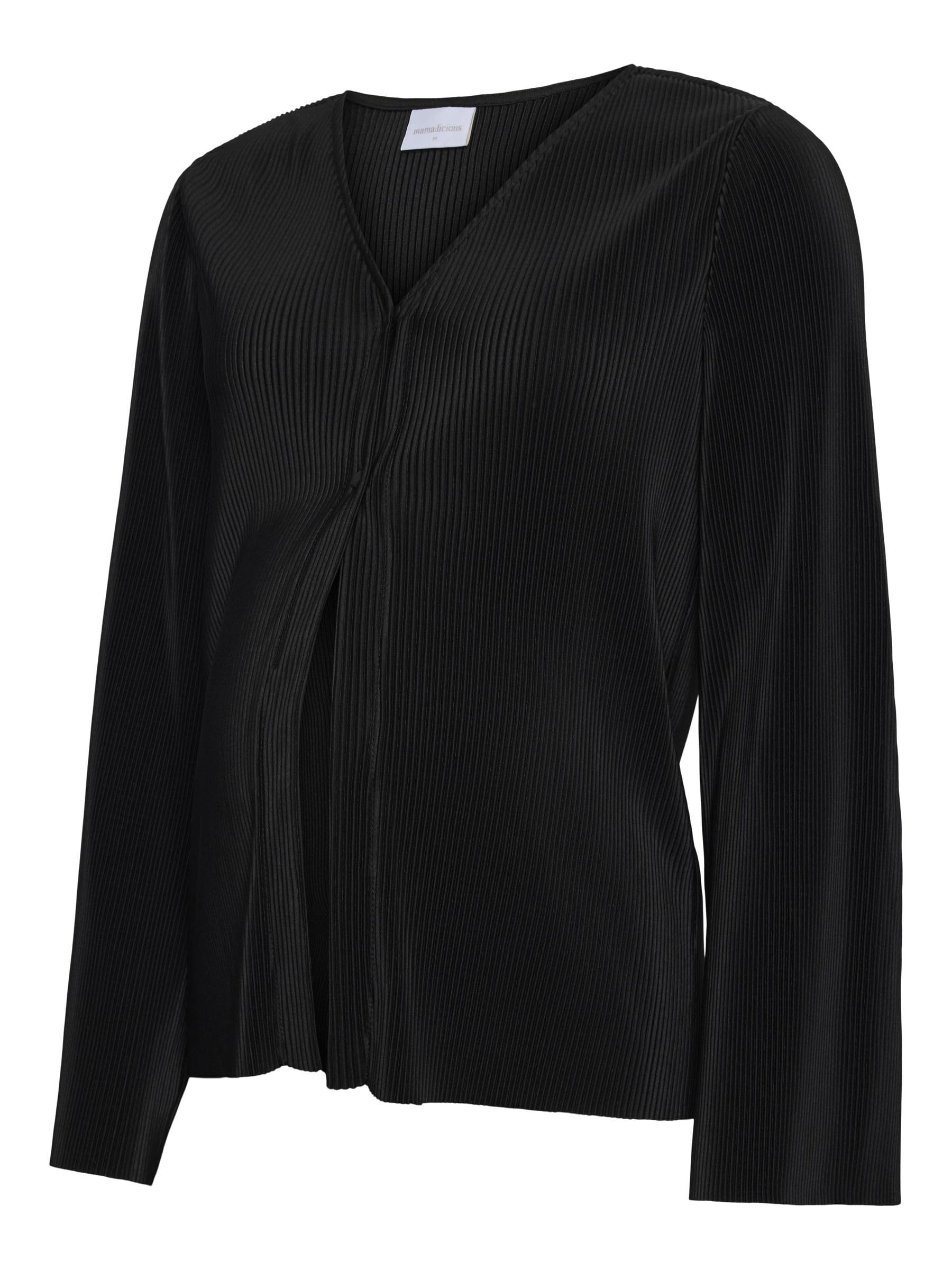 mamalicious-strickjacke-mit-v-ausschnitt-langarm-knopf-details-f-r-schwangere image 1