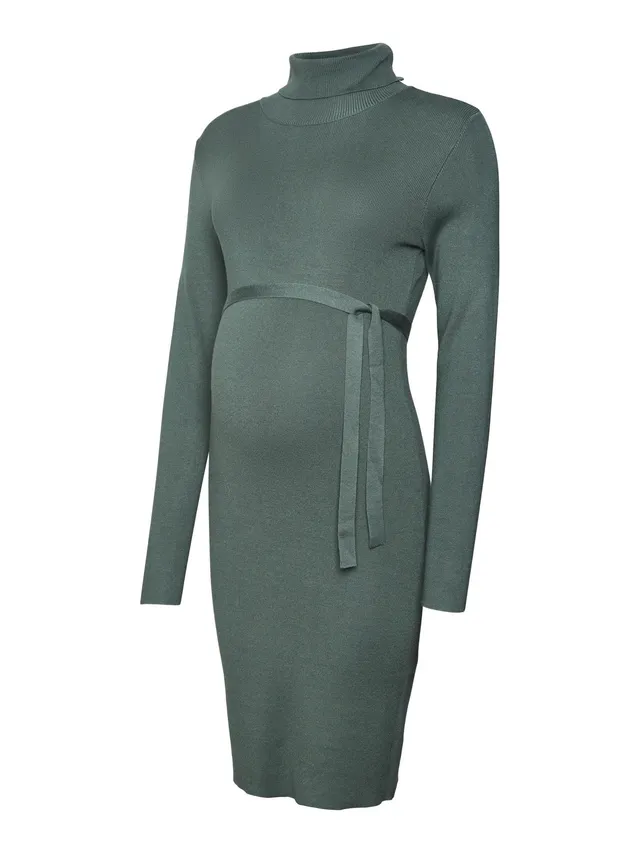 mamalicious-mljacina-umstandskleid-f-r-damen-strick-bequem image 1