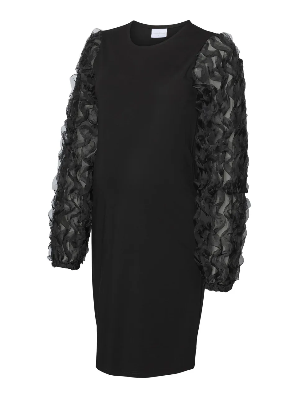 mamalicious-umstandskleid-mlpaula-komfortables-stillkleid-mit-rundhals-langarm-n image 1
