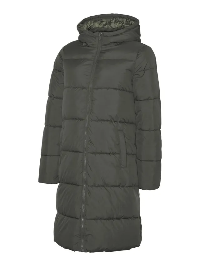 mamalicious-damen-jacke-mit-kapuze-und-elastischen-b-ndchen-knielang-rei-verschl image 1
