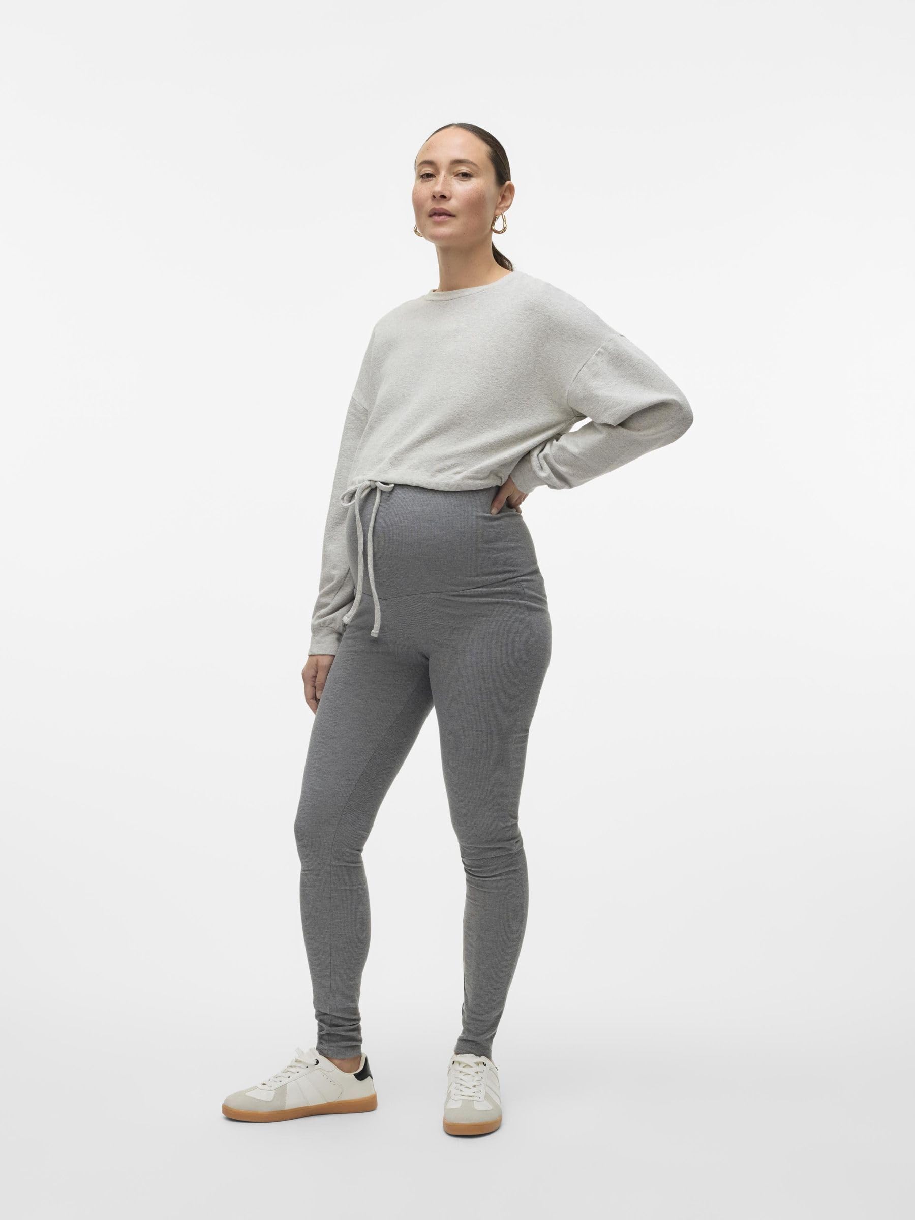 mamalicious-umstands-leggings-mit-hoher-taille-und-bauchband-normal-geschnitten image 4