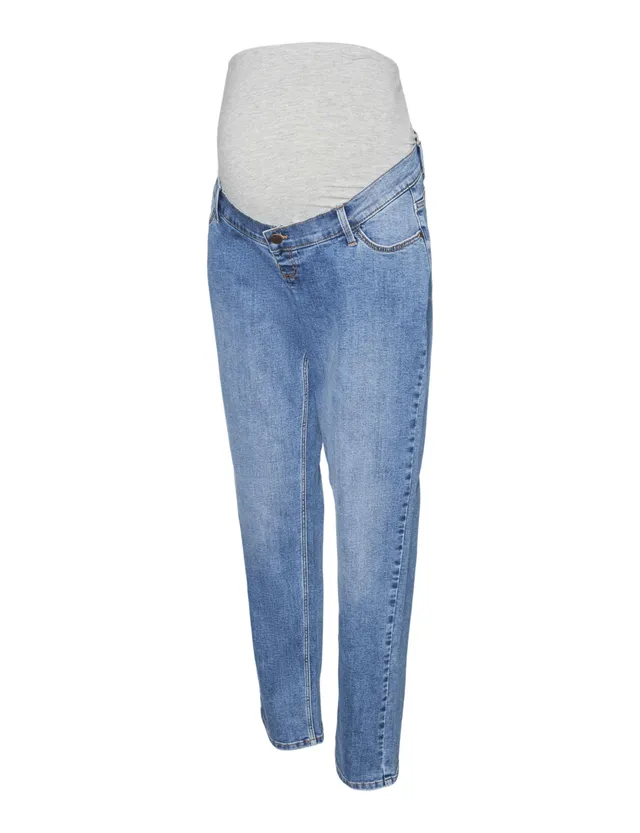 mamalicious-mlalberte-umstandsjeans-al-mb-regular-fit-blau-damen image 1