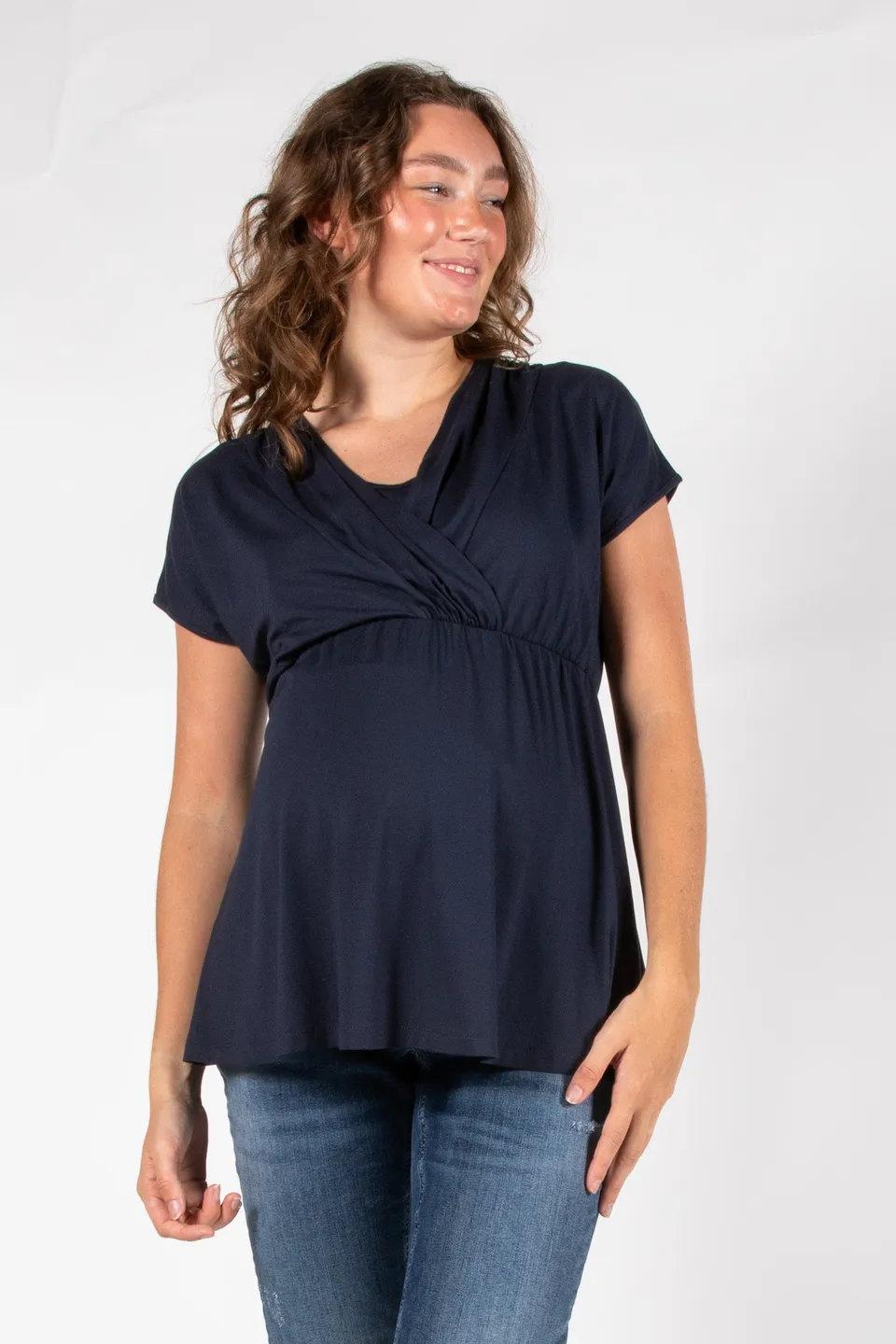 love2wait-sophia-b999120-006-stilltop-rmellos-plissiert-ecovero-navy image 1
