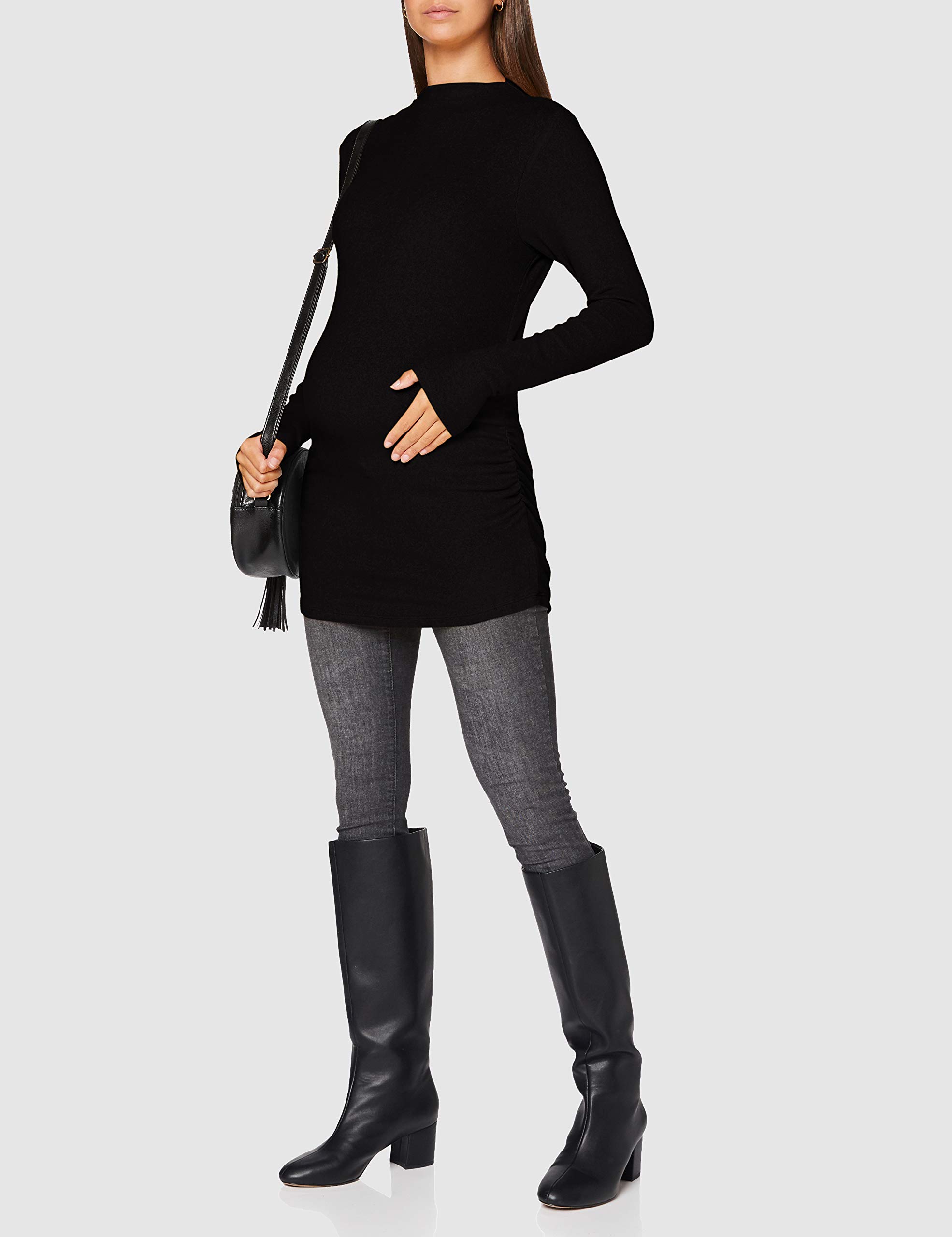 noppies-maternity-top-bedford-langarm-oberteil-in-schwarz-f-r-schwangerschaft-st image 2