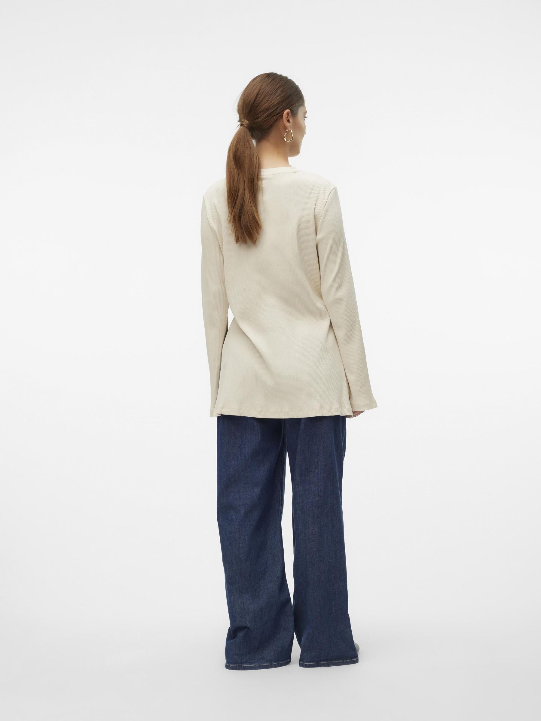 mamalicious-umstands-bluse-mlpilar-rundhals-langarm-extra-lang-seitenschlitze-2- image 4