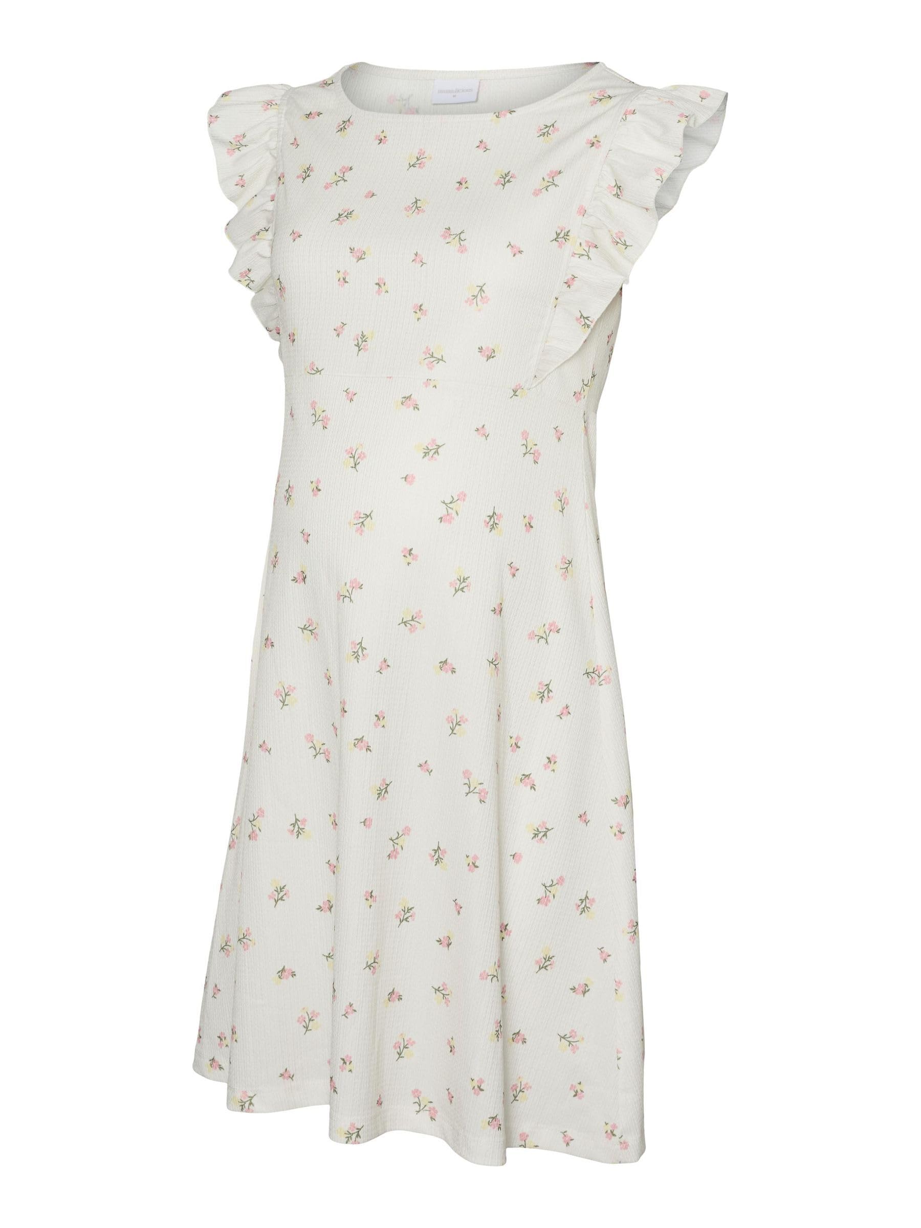 mamalicious-mleveline-umstandskleid-rmelloses-kleid-mit-rundhals-normal-geschnit image 7