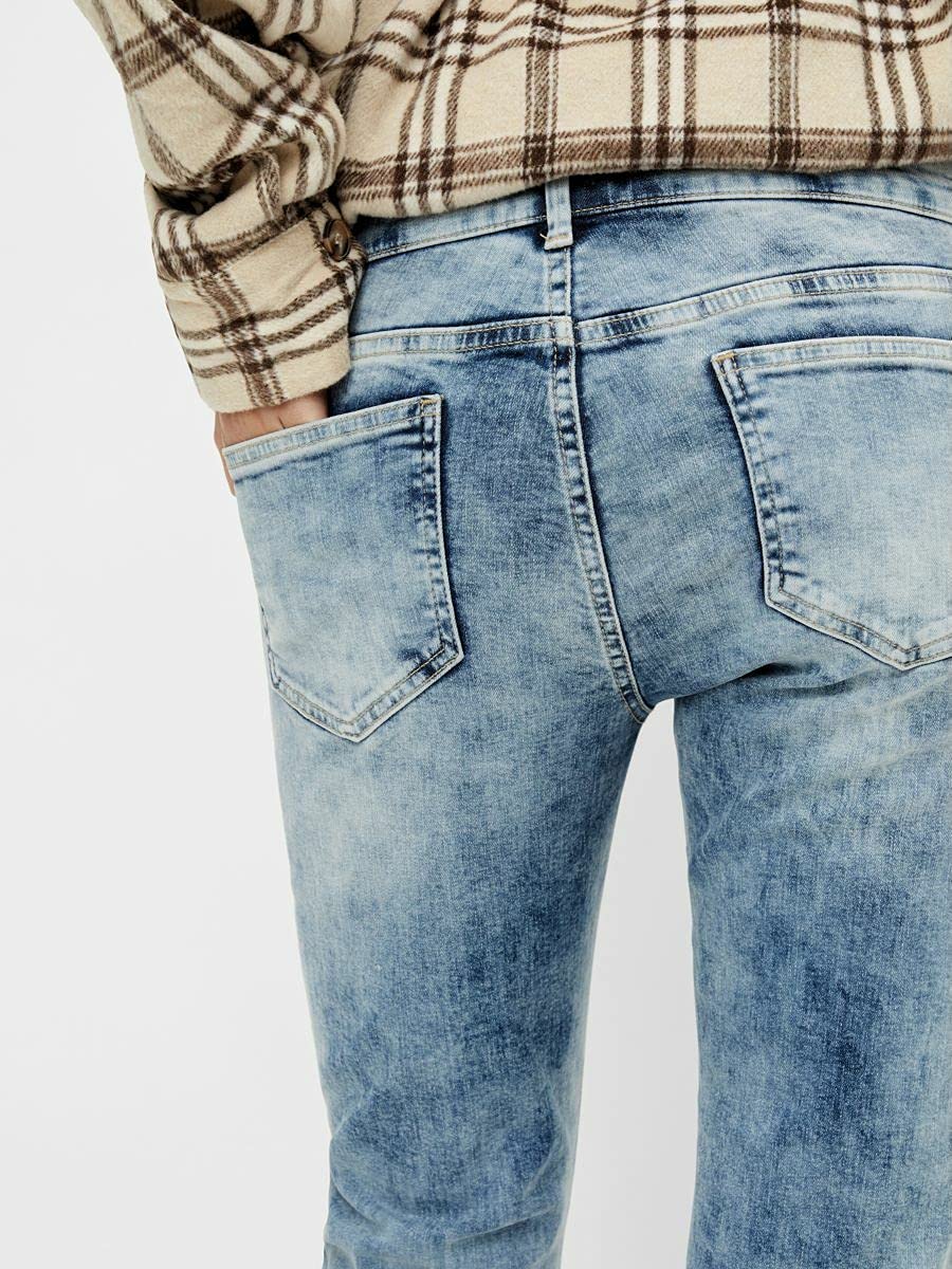 mamalicious-damen-mltrinity-cropped-slim-a-jeans-umstandsjeans-mit-elastischem-b image 5