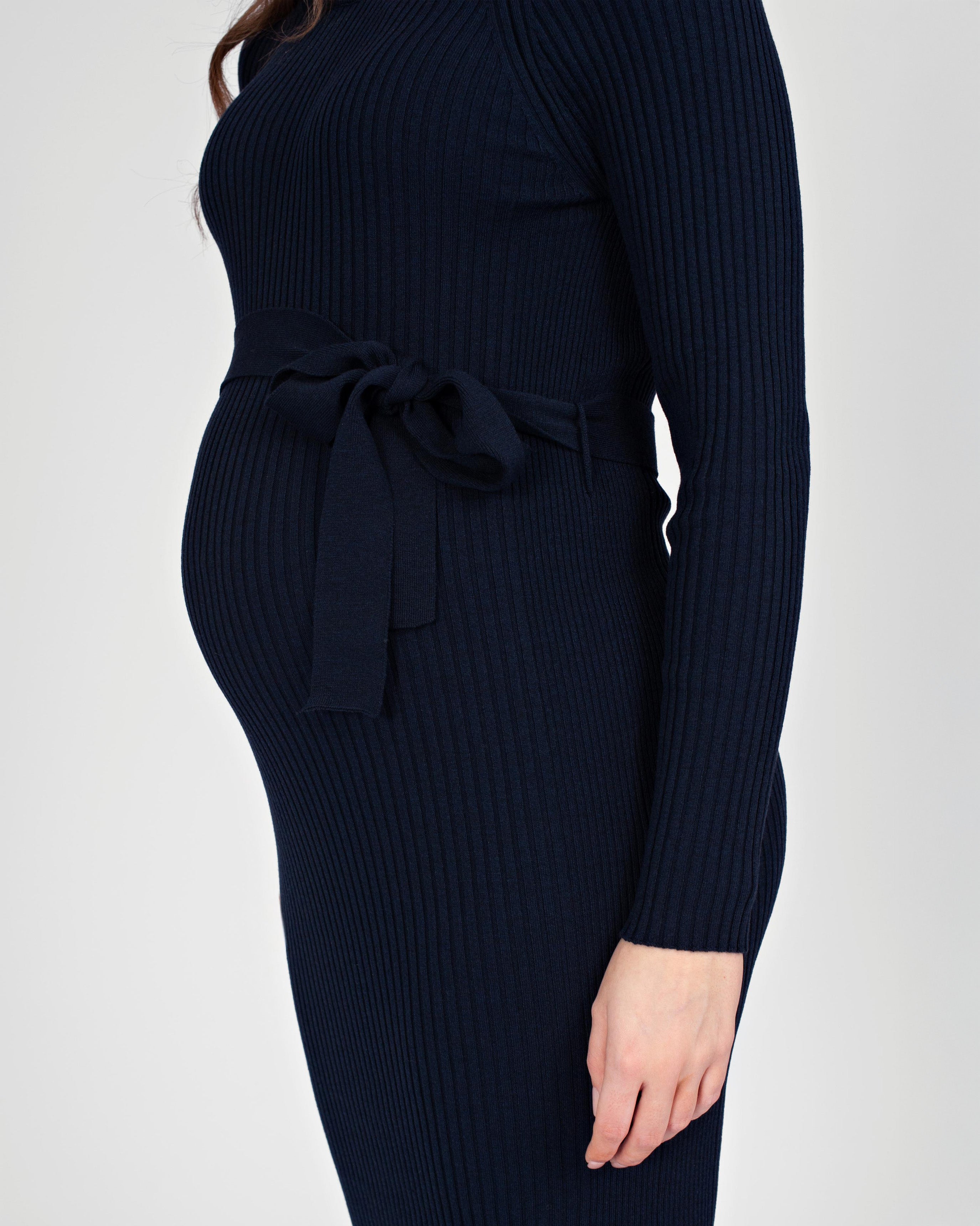 love2wait-umstandskleid-strick-langarm-mit-g-rtel-navy-blau image 8