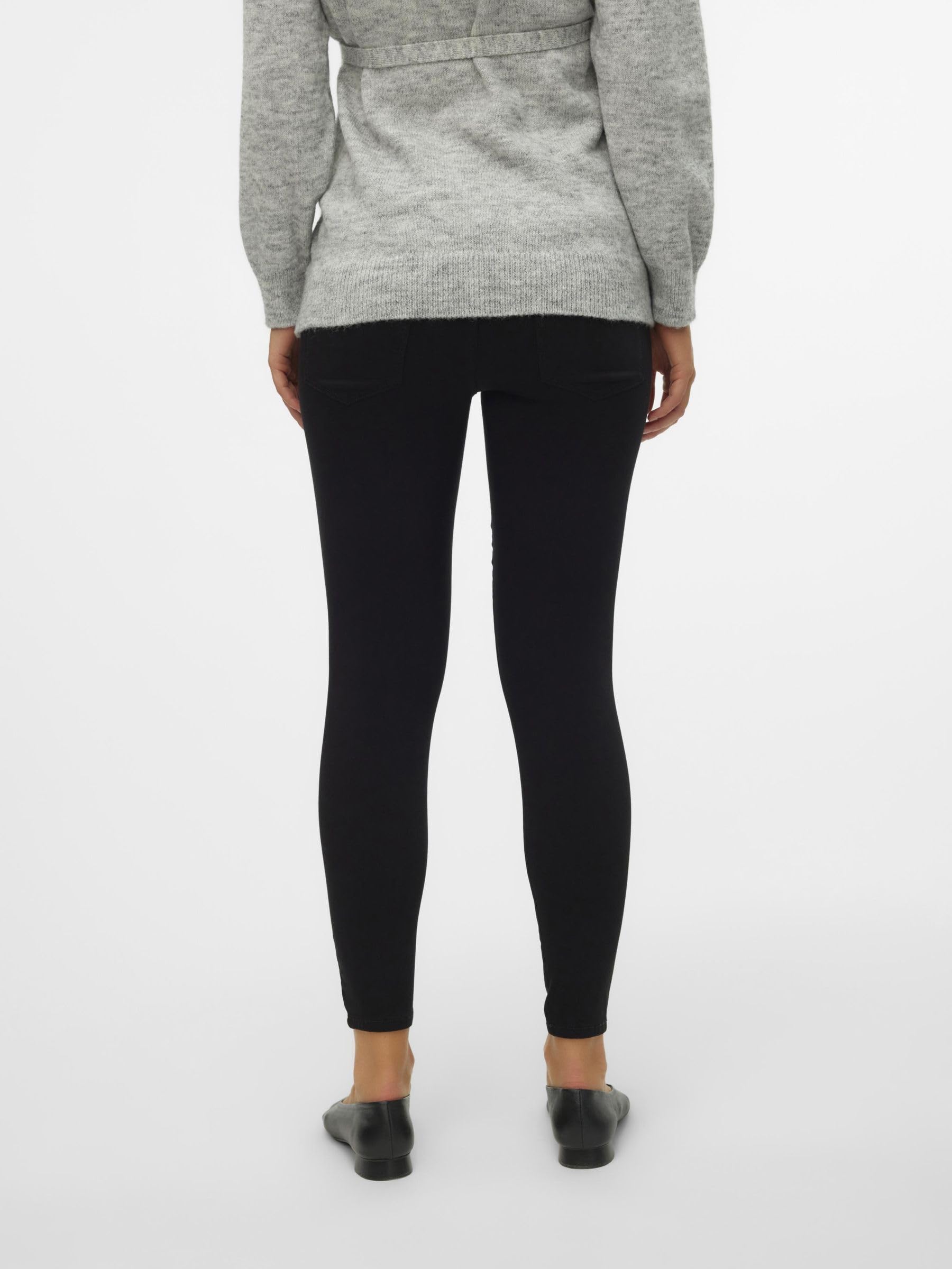 mamalicious-mllucy-black-slim-pant-a-noos-schwarze-umstandshose-mit-hohem-elasti image 4