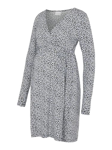 mamalicious-mlmacy-umstandskleid-mit-v-ausschnitt-und-blumenmuster-midikleid-aus image 7