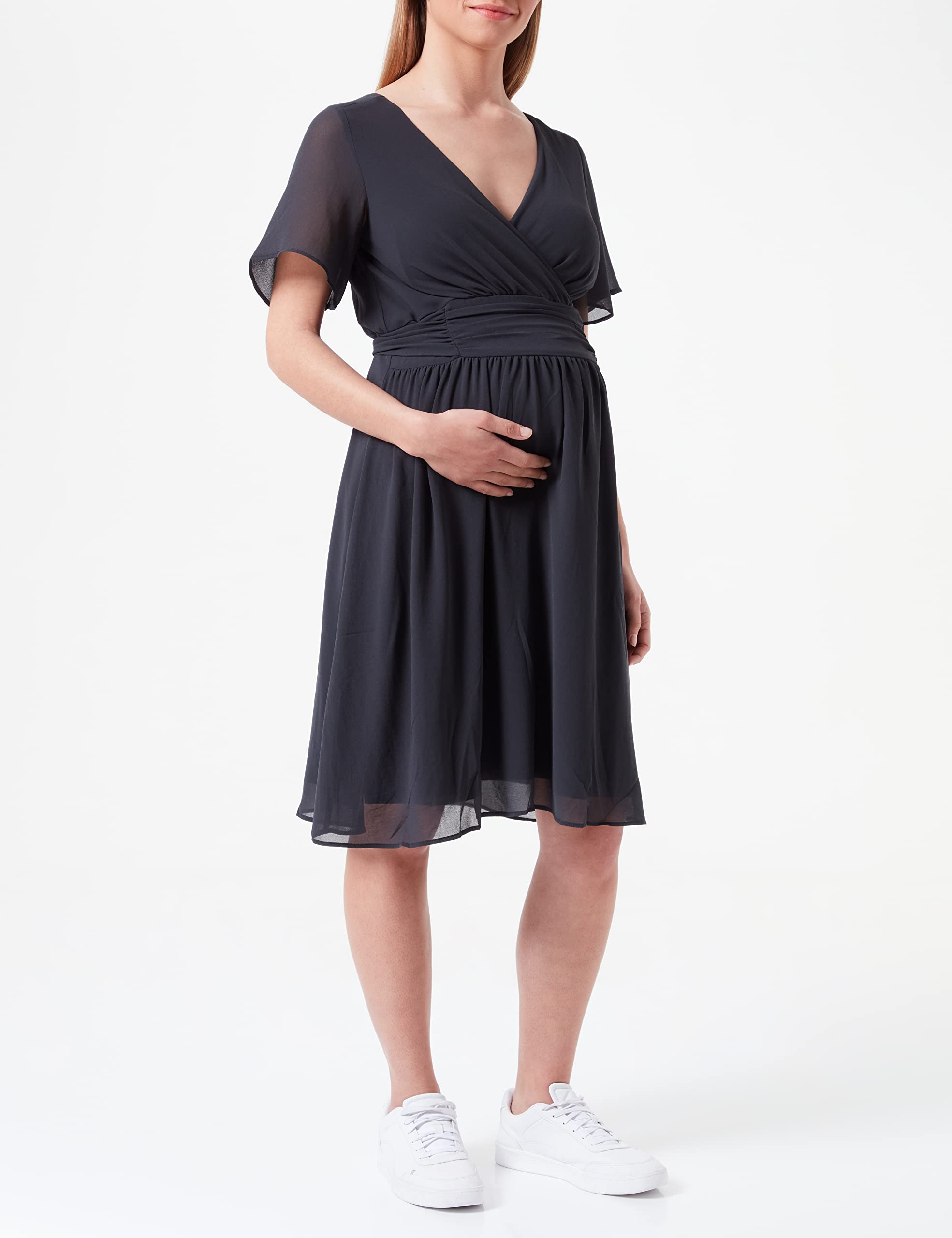 noppies-damen-kleid-dorris-kurz-rmelig-umstandskleid-mit-stillfunktion image 2