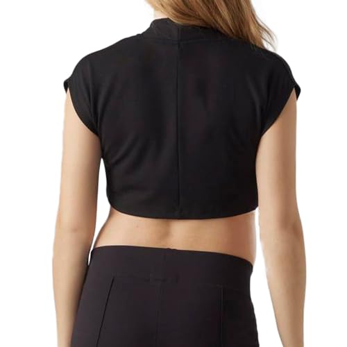 mamalicious-luna-cropped-blazer-f-r-damen-schwarz-v-ausschnitt-kurze-rmel-kurze- image 6
