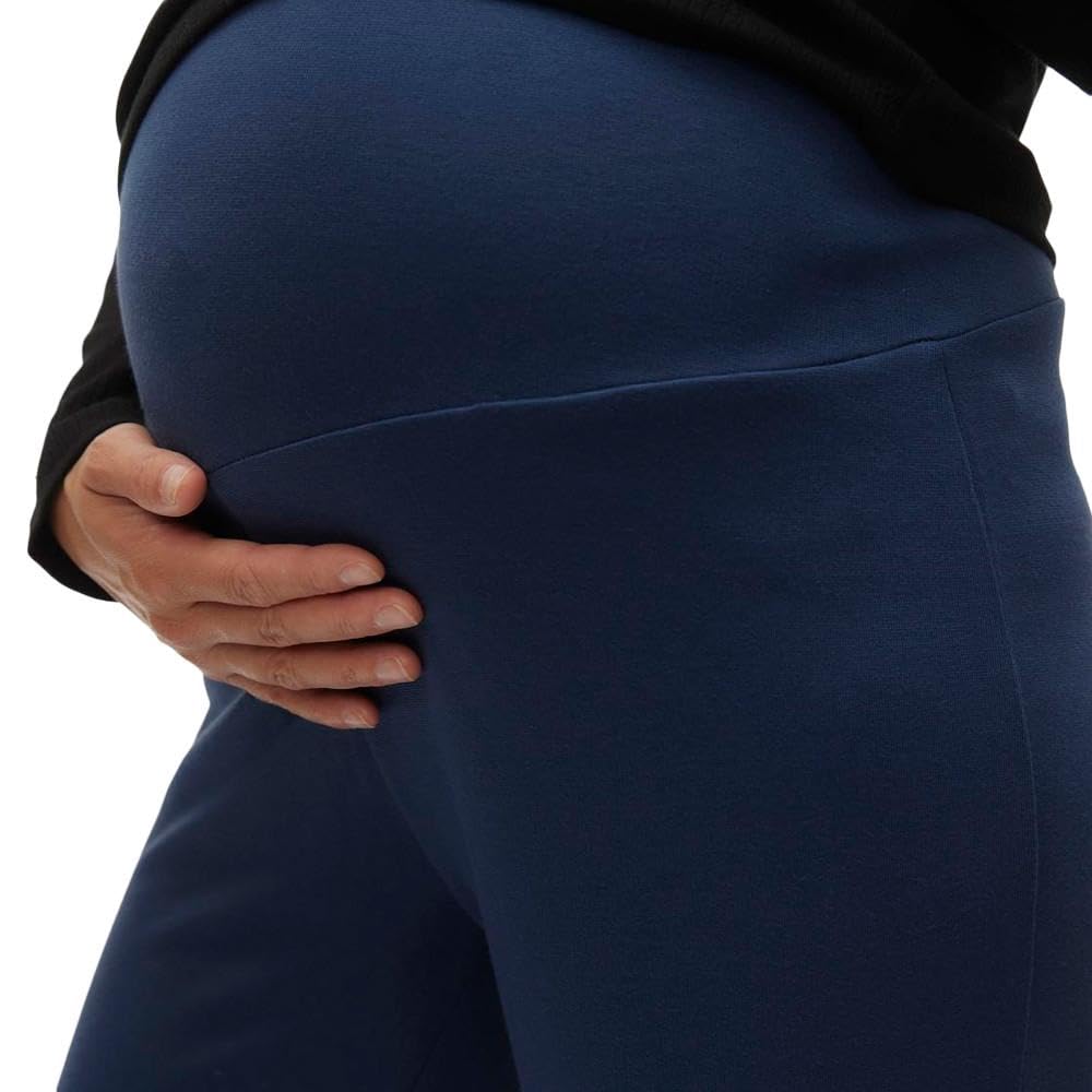 mamalicious-umstands-hose-marineblau-weite-passform-hohe-taille image 3