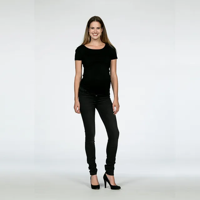 love2wait-jeans-sophia-34-skinny-fit-charcoal-umstandsjeans-in-skinny-fit image 1