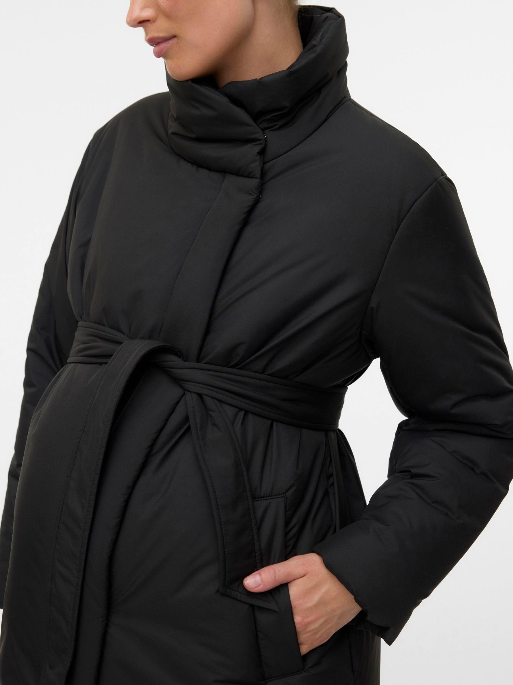 mamalicious-stehkragen-steppjacke-2-in-1-umstands-und-normaljacke-langarm-mit-g- image 5