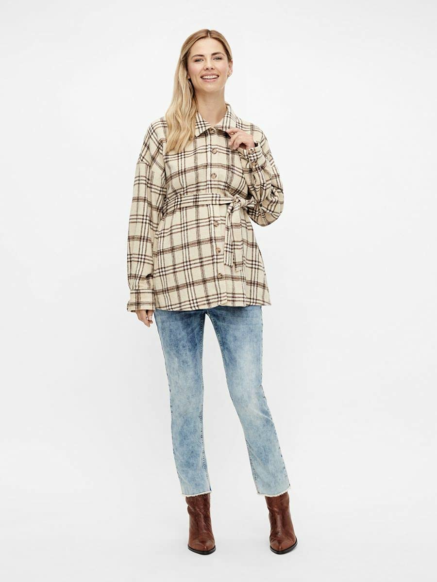 mamalicious-damen-mltrinity-cropped-slim-a-jeans-umstandsjeans-mit-elastischem-b image 4