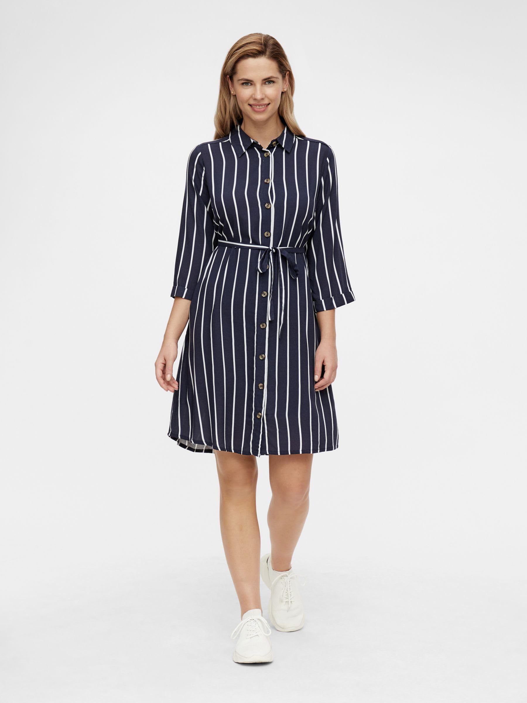 mamalicious-mlsinem-lia-3-4-woven-abk-dress-nf-umstands-und-stillkleid-mit-knopf image 4
