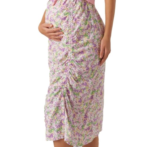 mamalicious-sarah-umstandsrock-rosa-violett-elastischer-bund-100-viskose image 7